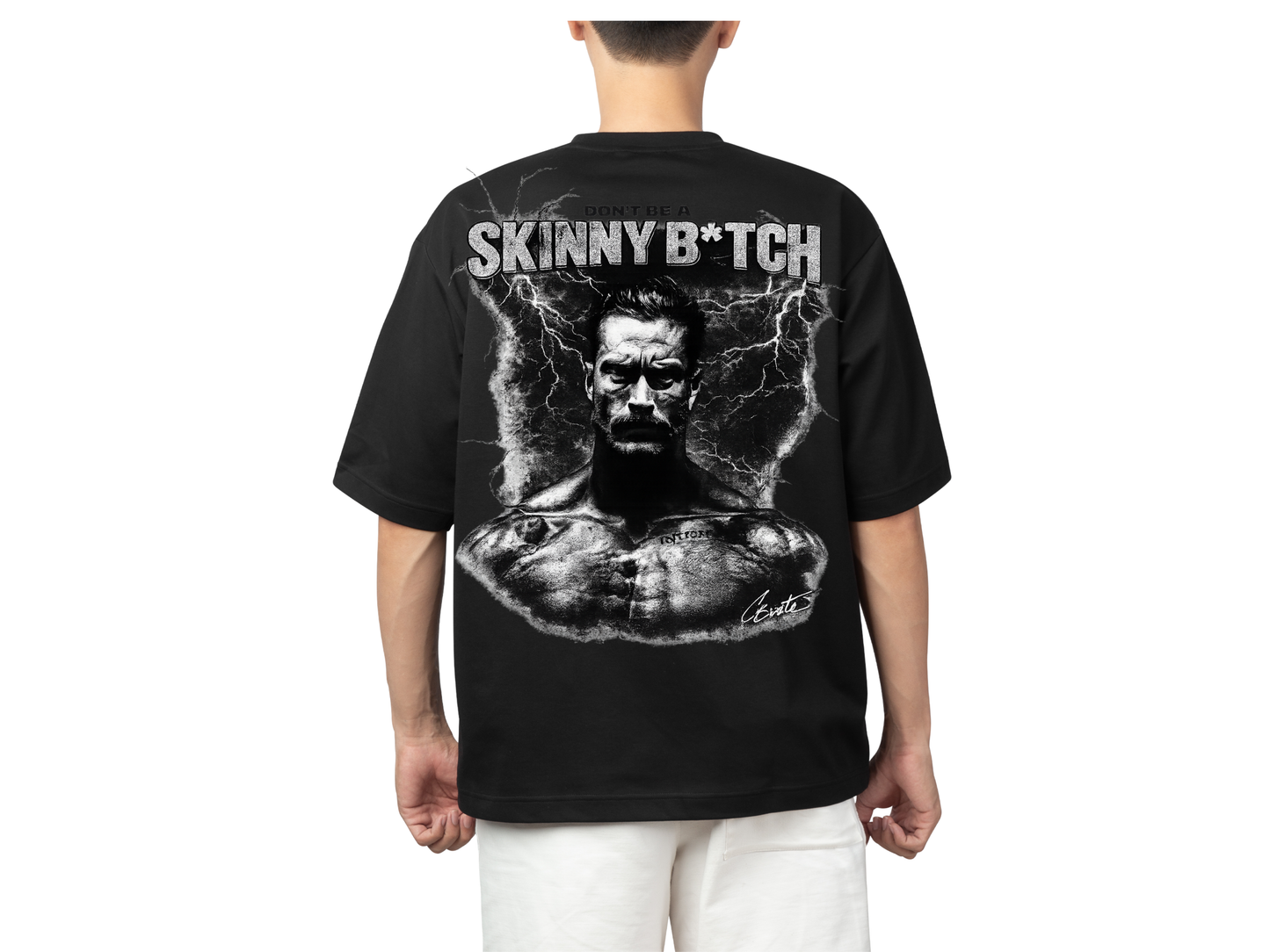 Don't Be a Skinny B*tch Oversized Gym T-Shirt