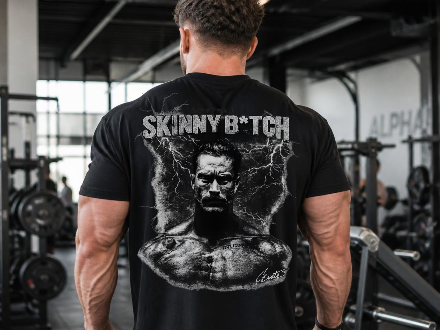 Don't Be a Skinny B*tch Oversized Gym T-Shirt