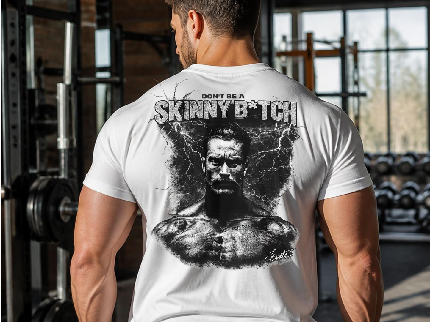 Don't Be a Skinny B*tch Oversized Gym T-Shirt