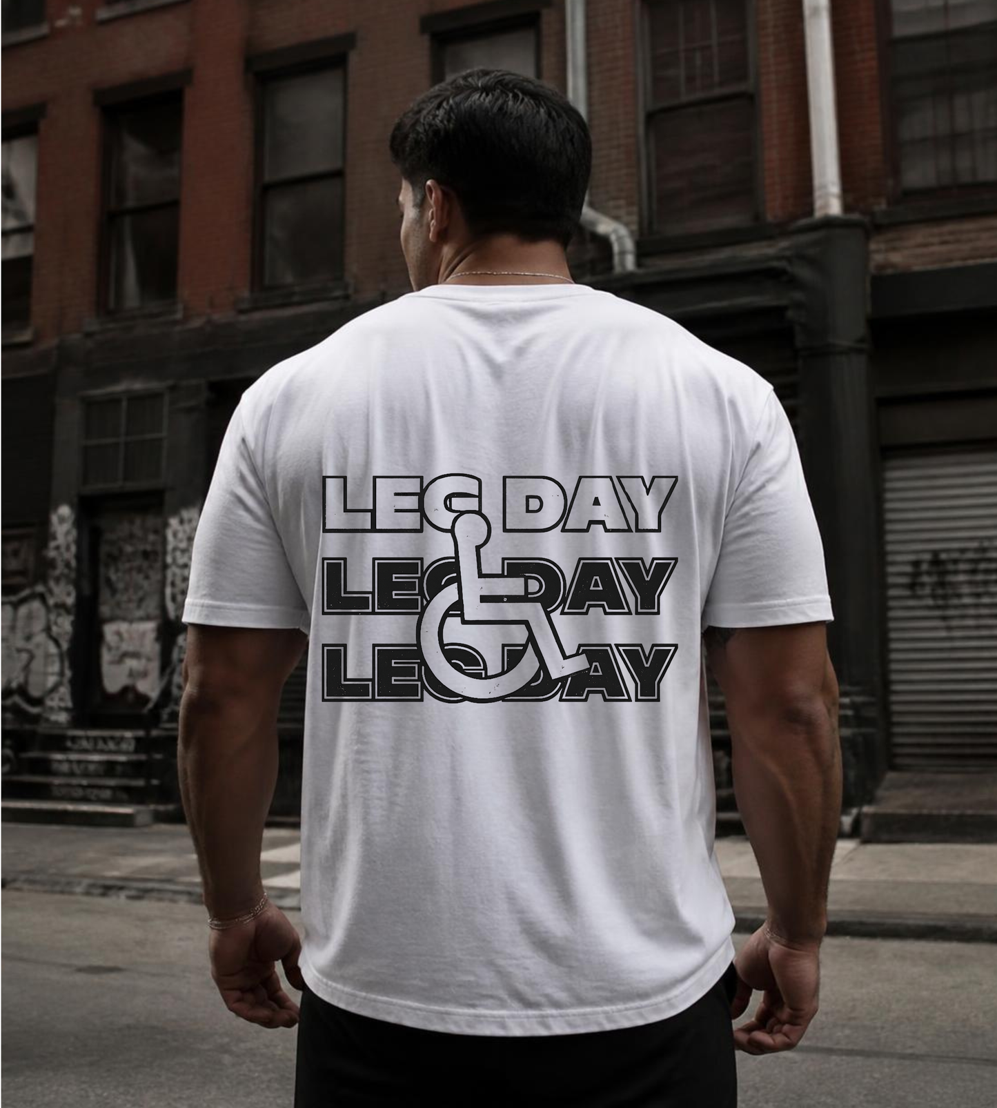 Leg Day Oversized Gym T-Shirt