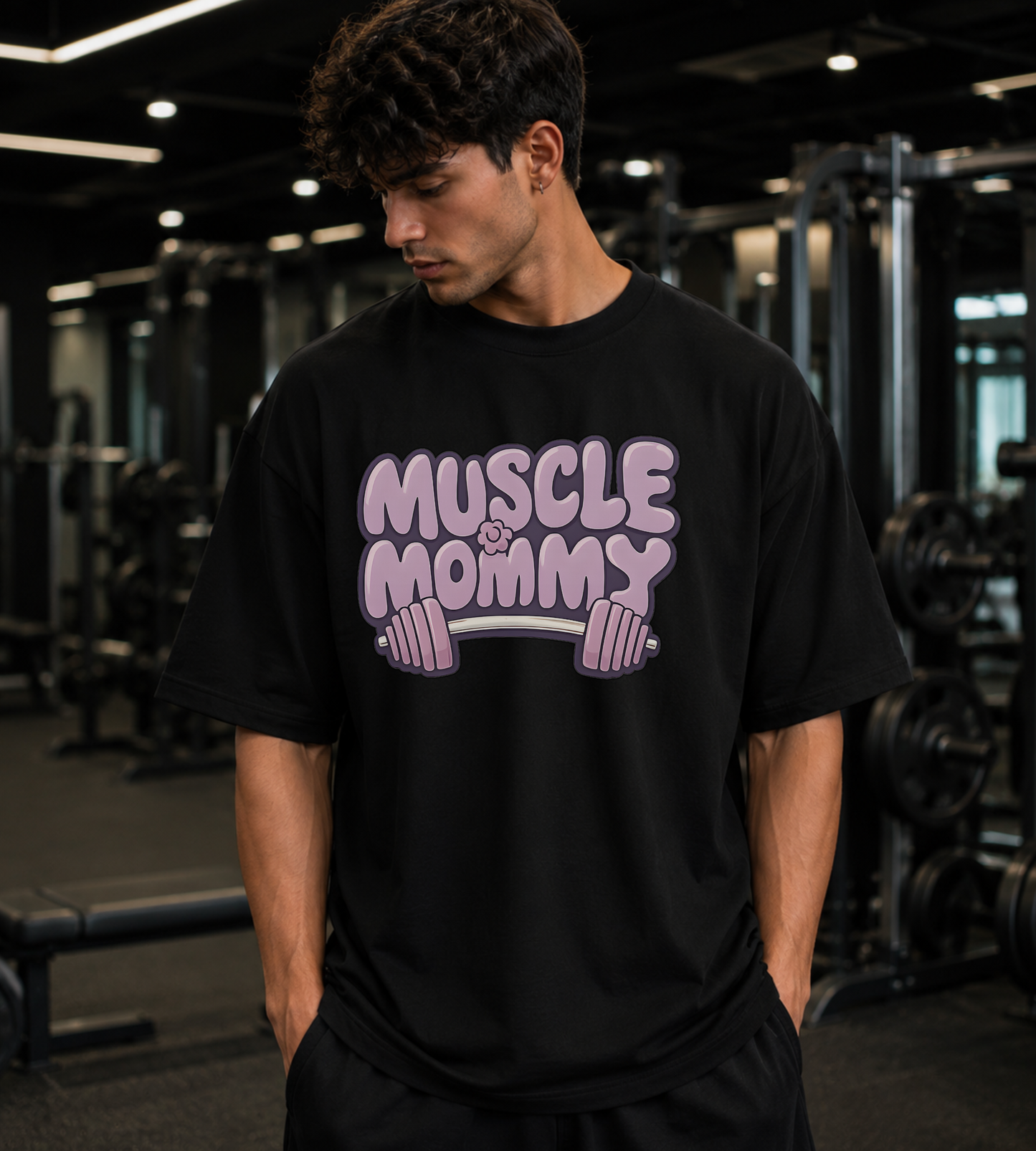 Muscle Mommy Oversized T-Shirt