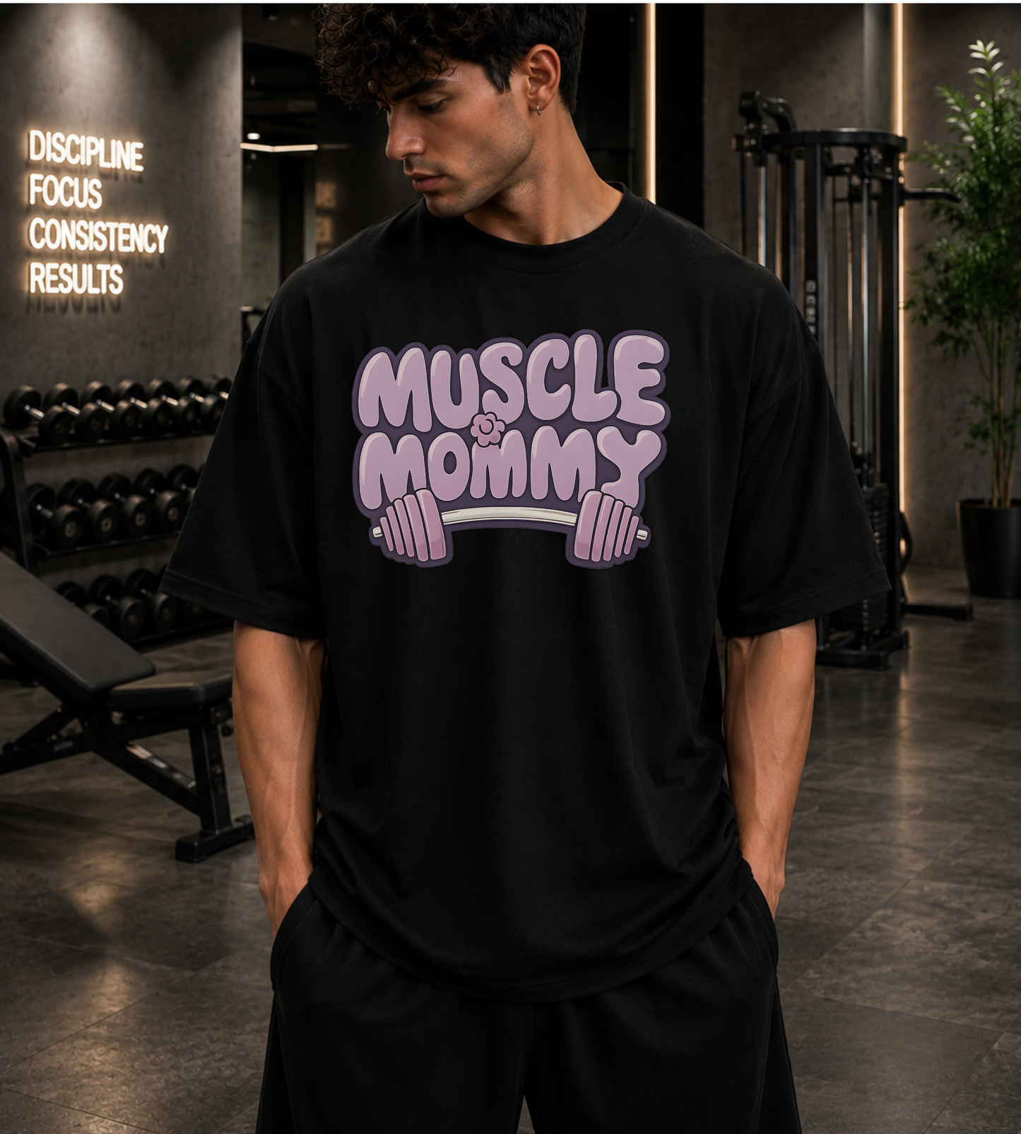 Muscle Mommy Oversized T-Shirt