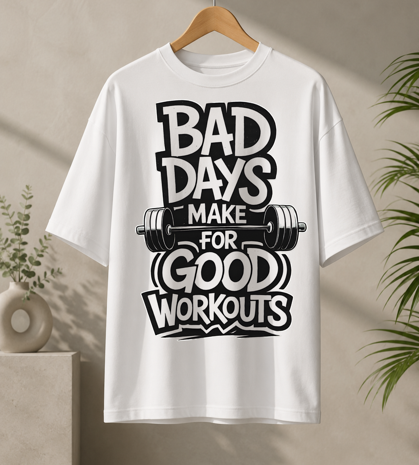 Bad Days Make for Good Workouts Oversized T-Shirt